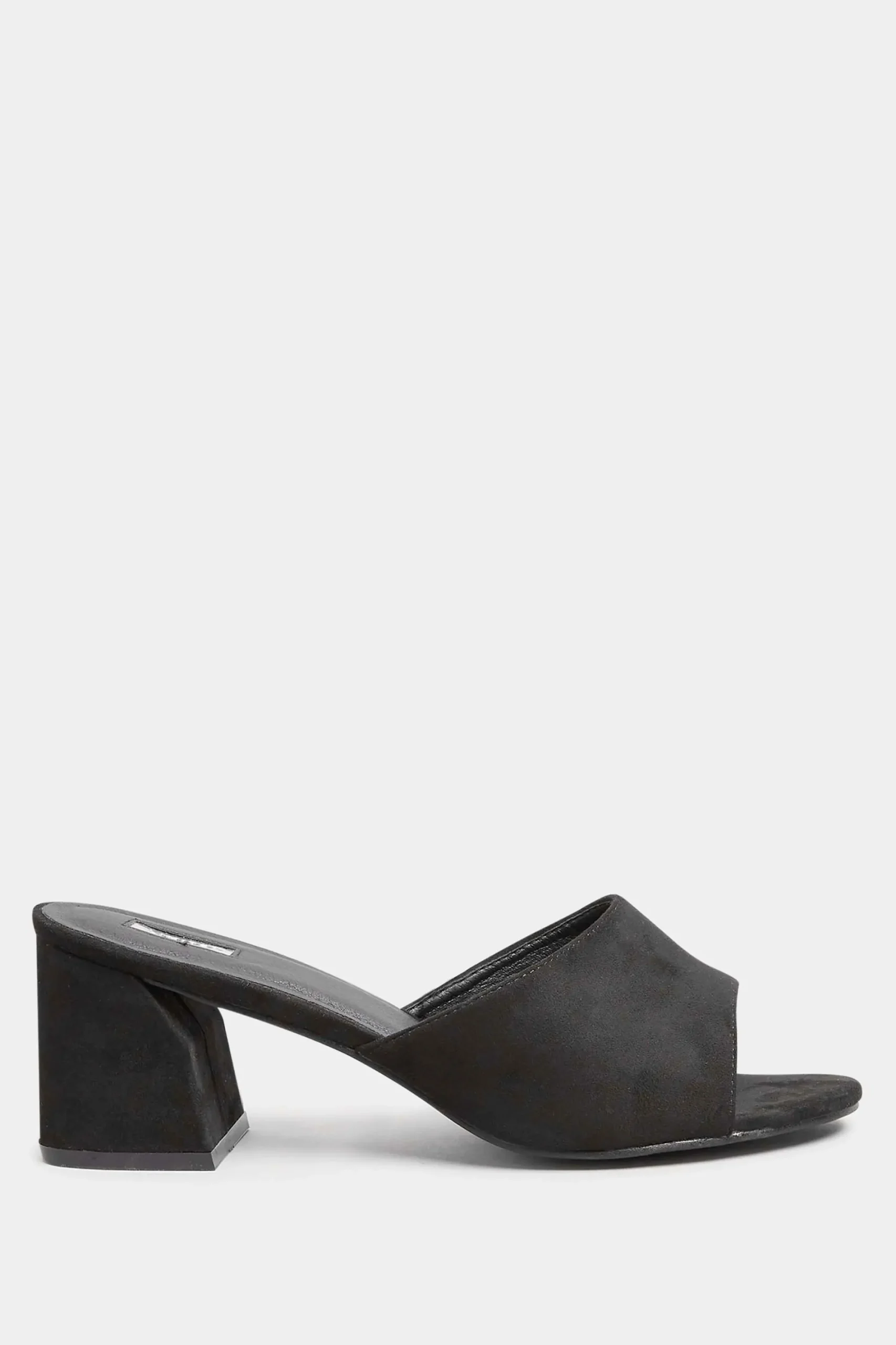 M&Co Limited Collection Limited Collection Black Cut Out Block Heel Sandals In Wide E Fit & Extra Wide Eee Fit>Women Heels