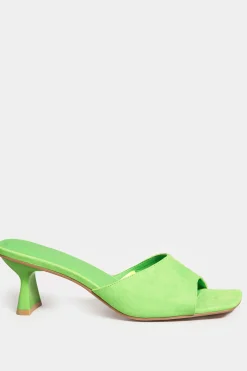 M&Co Limited Collection Limited Collection Green Kitten Heel Mule In Wide E Fit & Extra Wide Eee Fit><noscript><img width=