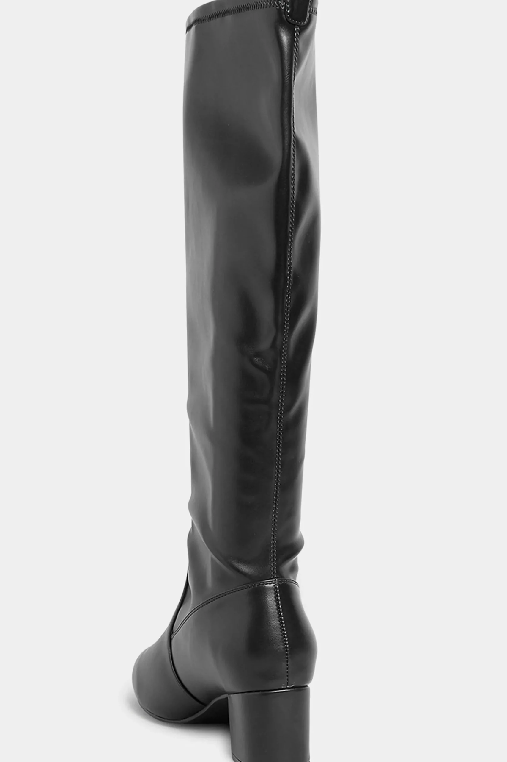 M&Co Limited Collection Limited Collection Black Stretch Heeled Knee High Boots In Wide E Fit & Extra Wide Eee Fit>Women Boots