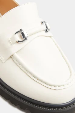 M&Co Limited Collection Limited Collection Cream Chunky Saddle Loafers In Extra Wide Eee Fit><noscript><img width=