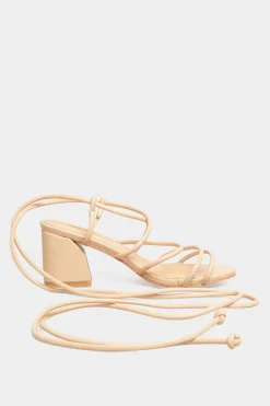 M&Co Limited Collection Limited Collection Beige Brown Lace Up Block Heels In Extra Wide Eee Fit><noscript><img width=