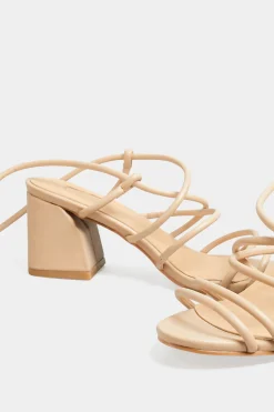 M&Co Limited Collection Limited Collection Beige Brown Lace Up Block Heels In Extra Wide Eee Fit><noscript><img width=