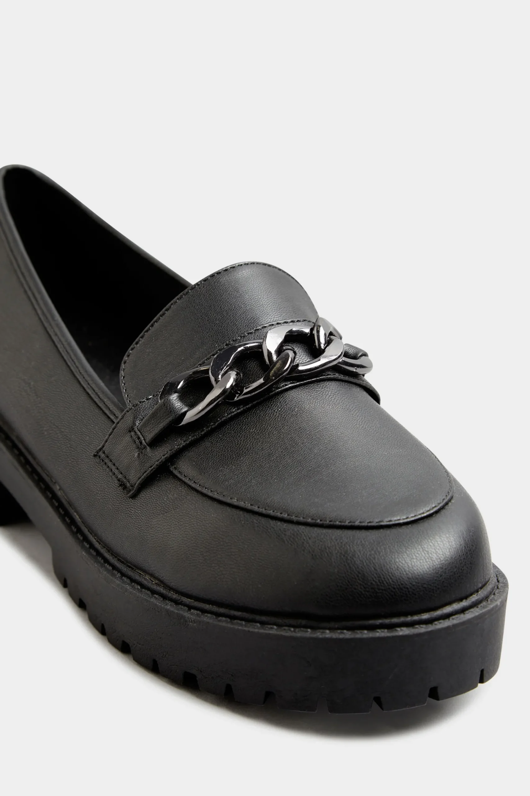 M&Co Limited Collection Limited Collection Black Chunky Loafers In Wide E Fit & Extra Wide Eee Fit>Women Flat Shoes