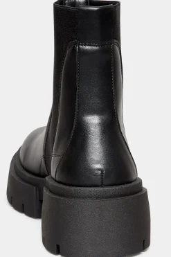 M&Co Limited Collection Limited Collection Black Chunky Chelsea Ankle Boots In Wide E Fit><noscript><img width=