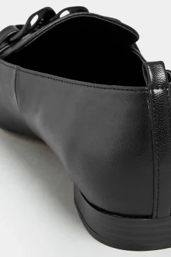 M&Co Limited Collection Limited Collection Black Chain Loafers In Wide E Fit><noscript><img width=