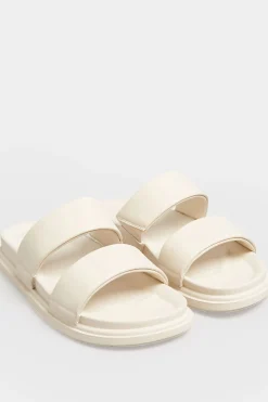 M&Co Limited Collection Limited Collection White Two Strap Sandals In Extra Wide Eee Fit>Women Sandals