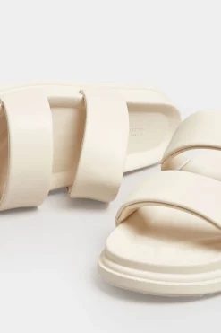 M&Co Limited Collection Limited Collection White Two Strap Sandals In Extra Wide Eee Fit><noscript><img width=