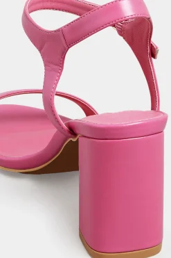 M&Co Limited Collection Limited Collection Pink Block Heel Sandal In Wide E Fit & Extra Wide Fit><noscript><img width=