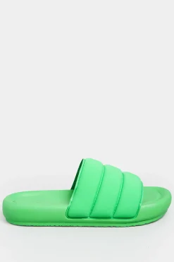 M&Co Limited Collection Limited Collection Green Padded Sliders In Wide E Fit><noscript><img width=