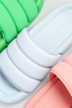 M&Co Limited Collection Limited Collection Green Padded Sliders In Wide E Fit><noscript><img width=