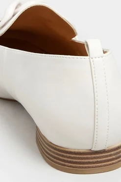 M&Co Limited Collection Limited Collection Ivory White Chain Loafers In Wide E Fit><noscript><img width=