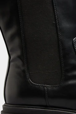 M&Co Limited Collection Limited Collection Black Elasticated Knee High Cleated Boots In Wide E Fit & Extra Wide Eee Fit><noscript><img width=