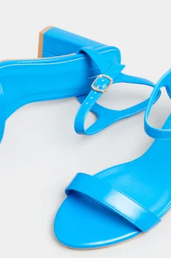 M&Co Limited Collection Limited Collection Blue Block Heel Sandal In Wide E Fit & Extra Wide Fit><noscript><img width=