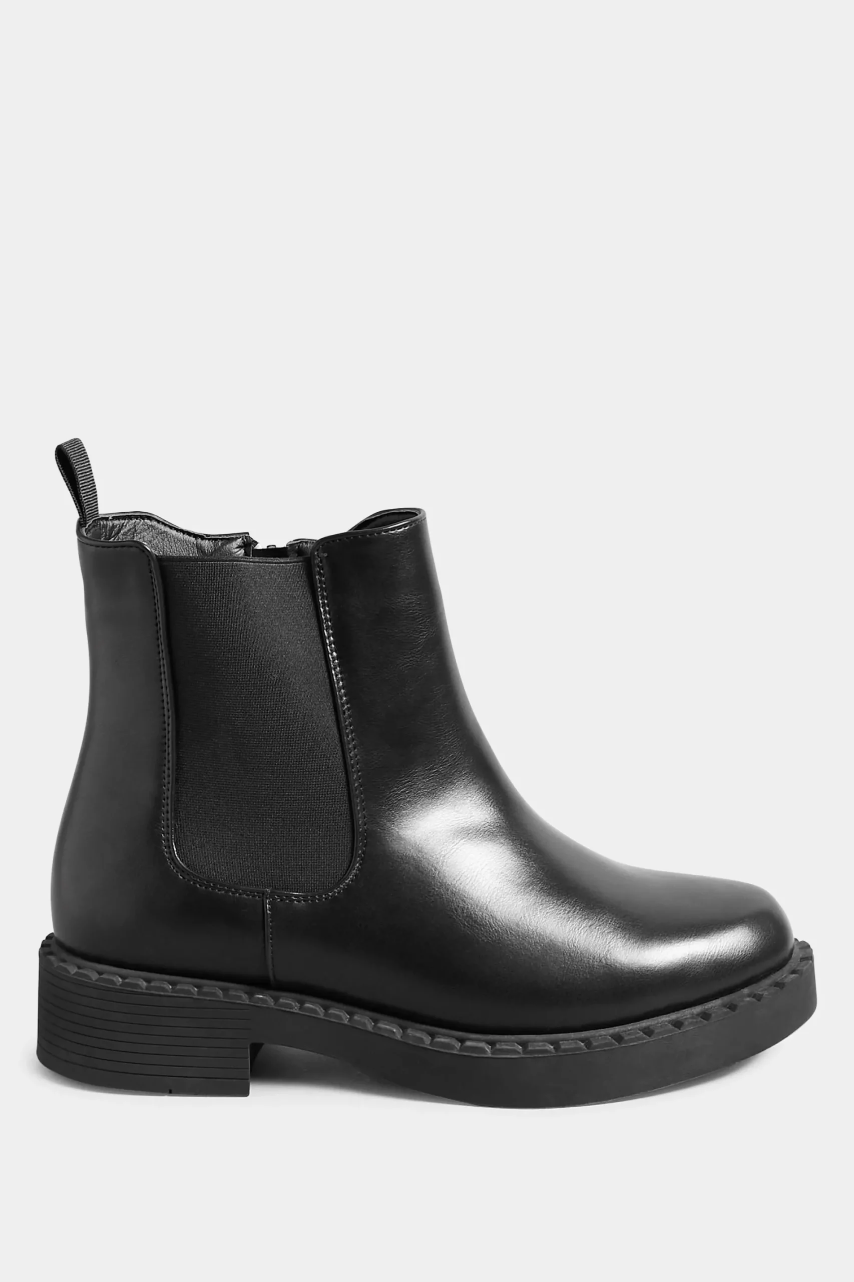 M&Co Limited Collection Limited Collection Black Faux Leather Chelsea Boots In Extra Wide Eee Fit>Women Boots