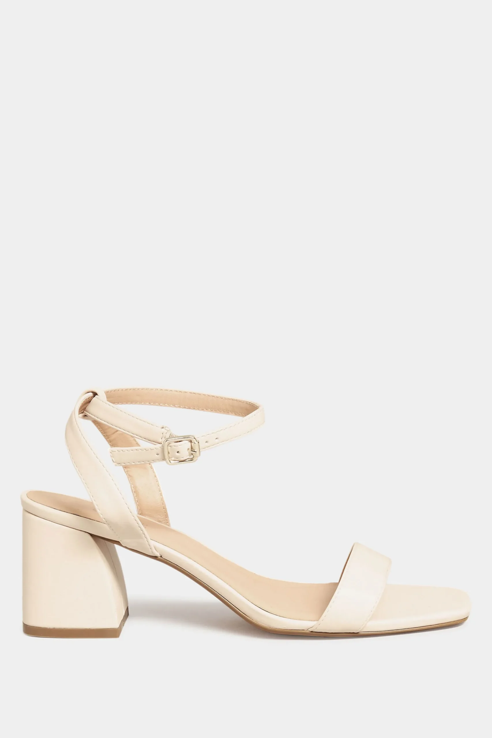 M&Co Limited Collection Limited Collection Nude Block Heel Sandals In Wide E Fit & Extra Wide Eee Fit>Women Heels
