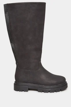 M&Co Limited Collection Limited Collection Black Chunky Calf Boots In Wide E Fit & Extra Wide Eee Fit><noscript><img width=