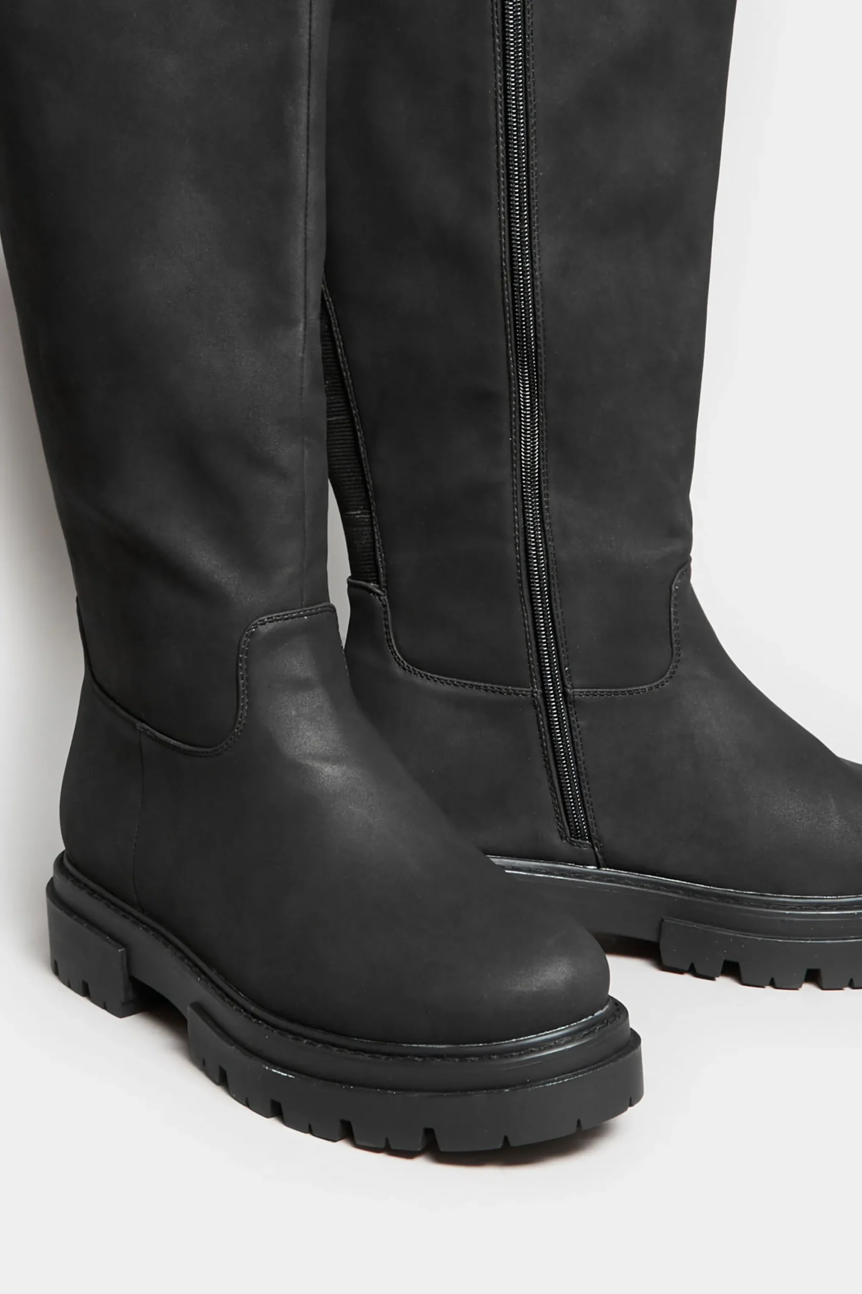 M&Co Limited Collection Limited Collection Black Chunky Calf Boots In Wide E Fit & Extra Wide Eee Fit>Women Boots