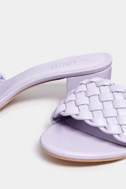 M&Co Limited Collection Limited Collection Lilac Purple Plaited Mule In Wide E Fit & Extra Wide Eee Fit><noscript><img width=