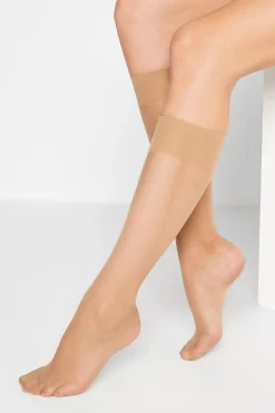 M&Co Lts Lts Tall Nude 3 Pack Knee High 15 Denier Tights><noscript><img width=