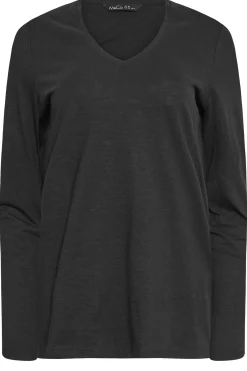 M&Co 2 Pack Black & Red V-Neck T-Shirts><noscript><img width=