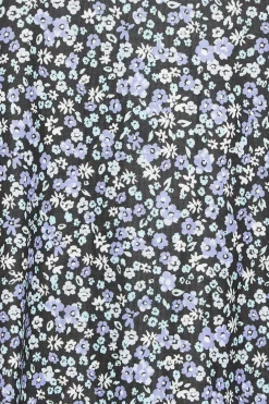 M&Co Petites Petite Blue Ditsy Floral Print Top><noscript><img width=