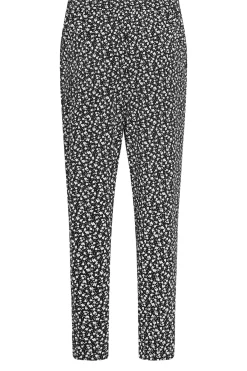 M&Co Petites Petite Black Ditsy Floral Print Harem Trousers><noscript><img width=