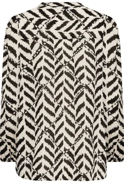 M&Co Petites Petite Cream Abstract Patterned Blouse><noscript><img width=