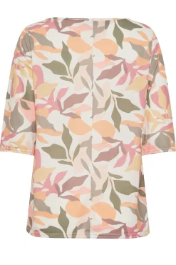 M&Co Womens Beige Brown Floral Tie Front Top><noscript><img width=