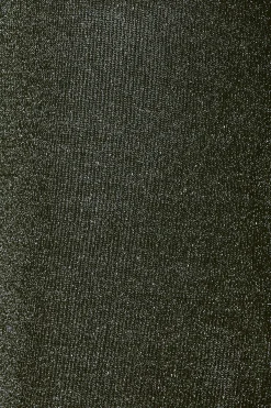 M&Co Womens Black & Silver Shimmer Ruched Sleeve Blouse><noscript><img width=