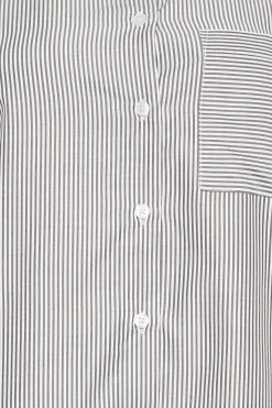 M&Co Womens Black & White Striped Shirt><noscript><img width=
