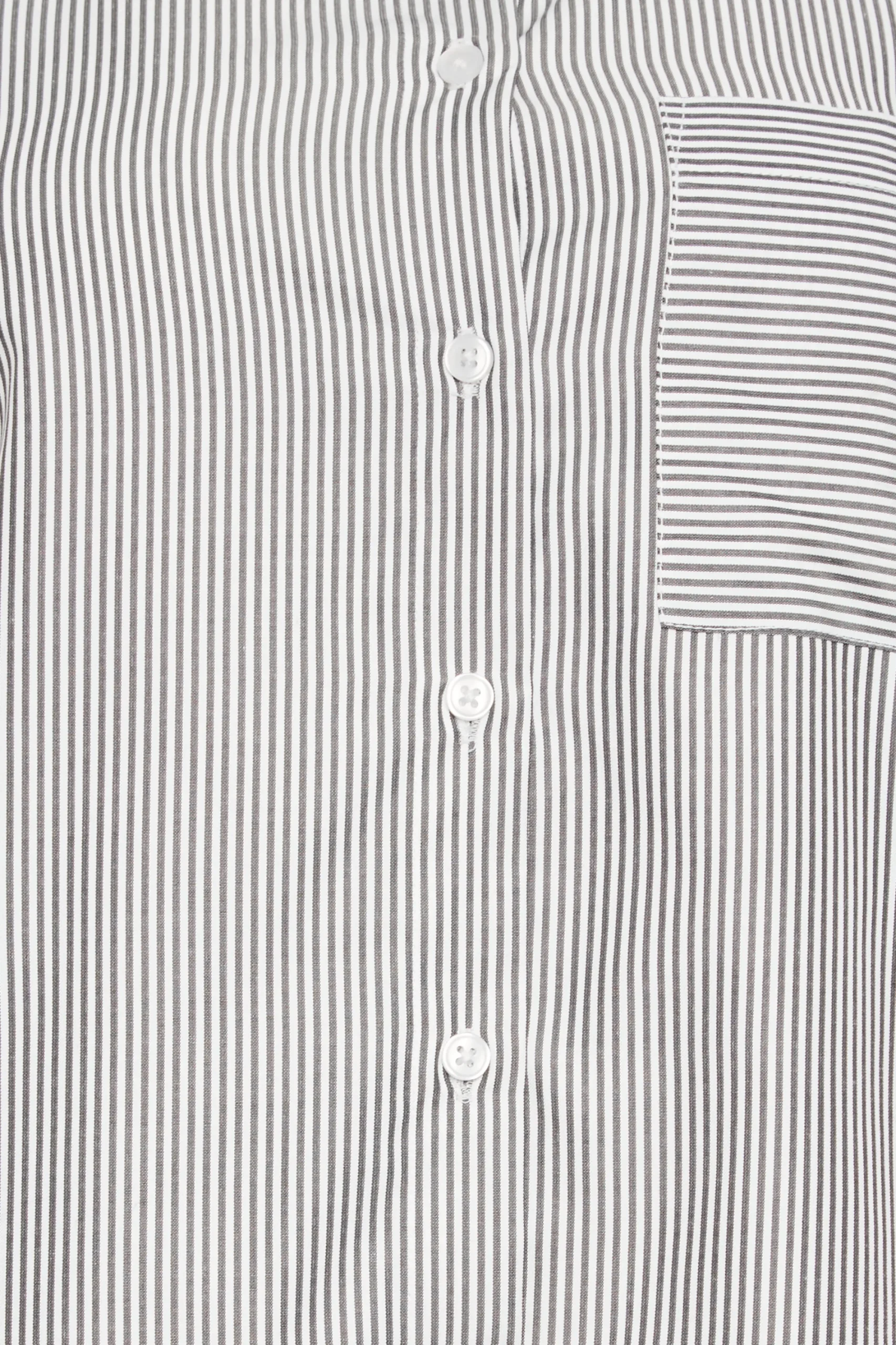 M&Co Womens Black & White Striped Shirt>Women Shirts