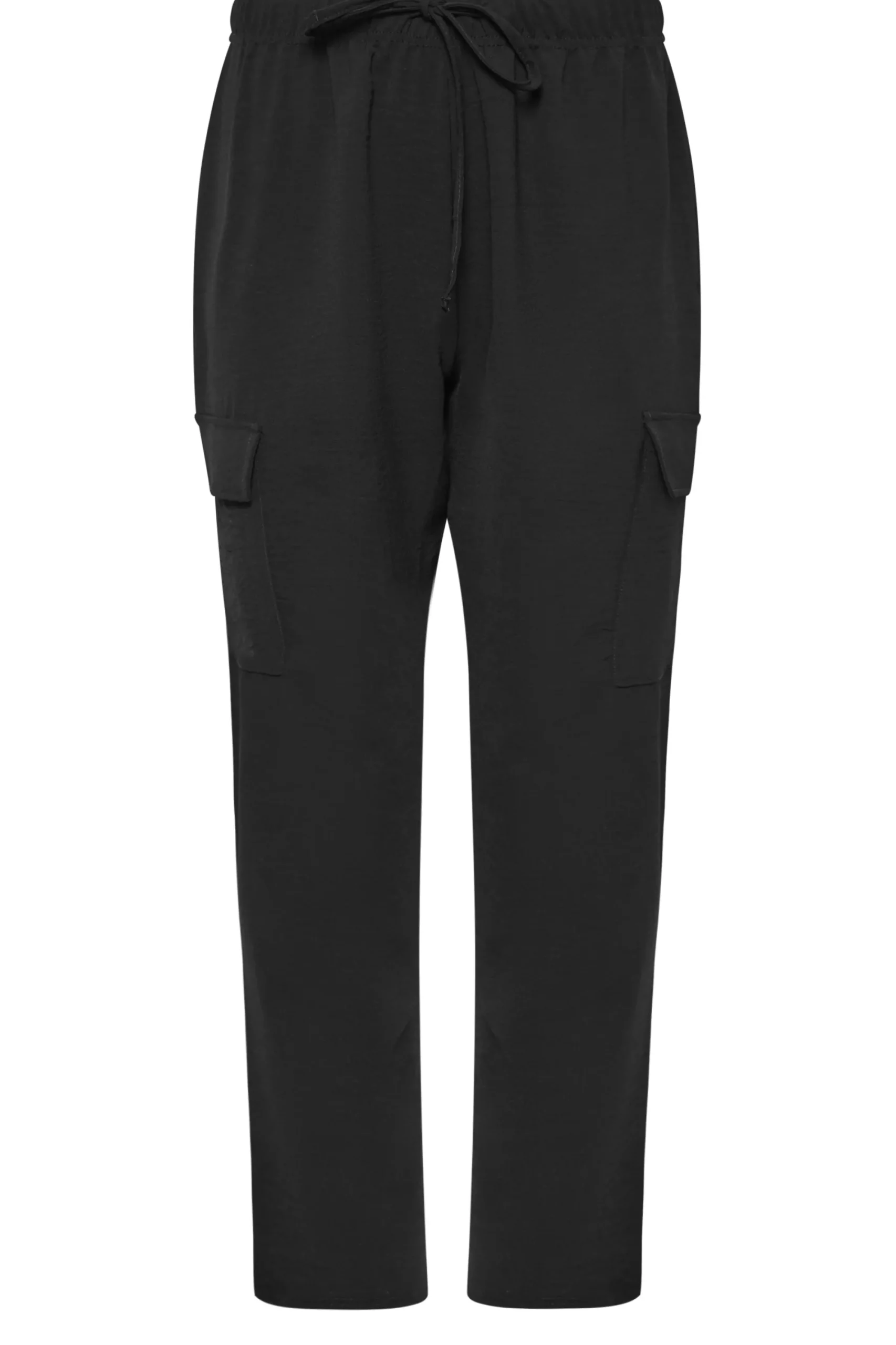 M&Co Womens Black Cargo Slim Leg Trousers>Women Trousers