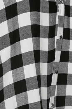 M&Co Womens Black Check Print Shirt><noscript><img width=