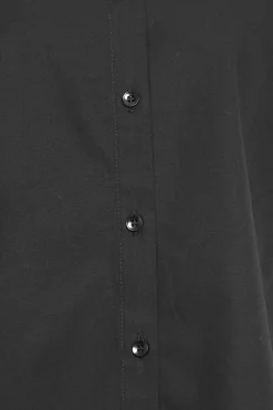 M&Co Womens Black Fitted Poplin Shirt><noscript><img width=