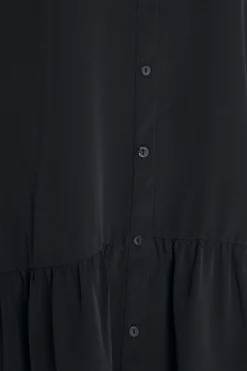 M&Co Womens Black Frill Hem Shirt><noscript><img width=