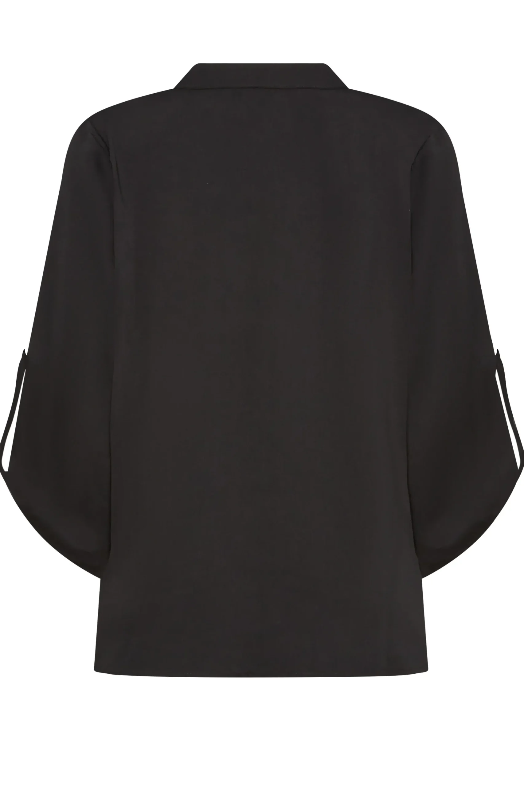 M&Co Womens Black Gold Statement Button Tab Sleeve Shirt>Women Shirts