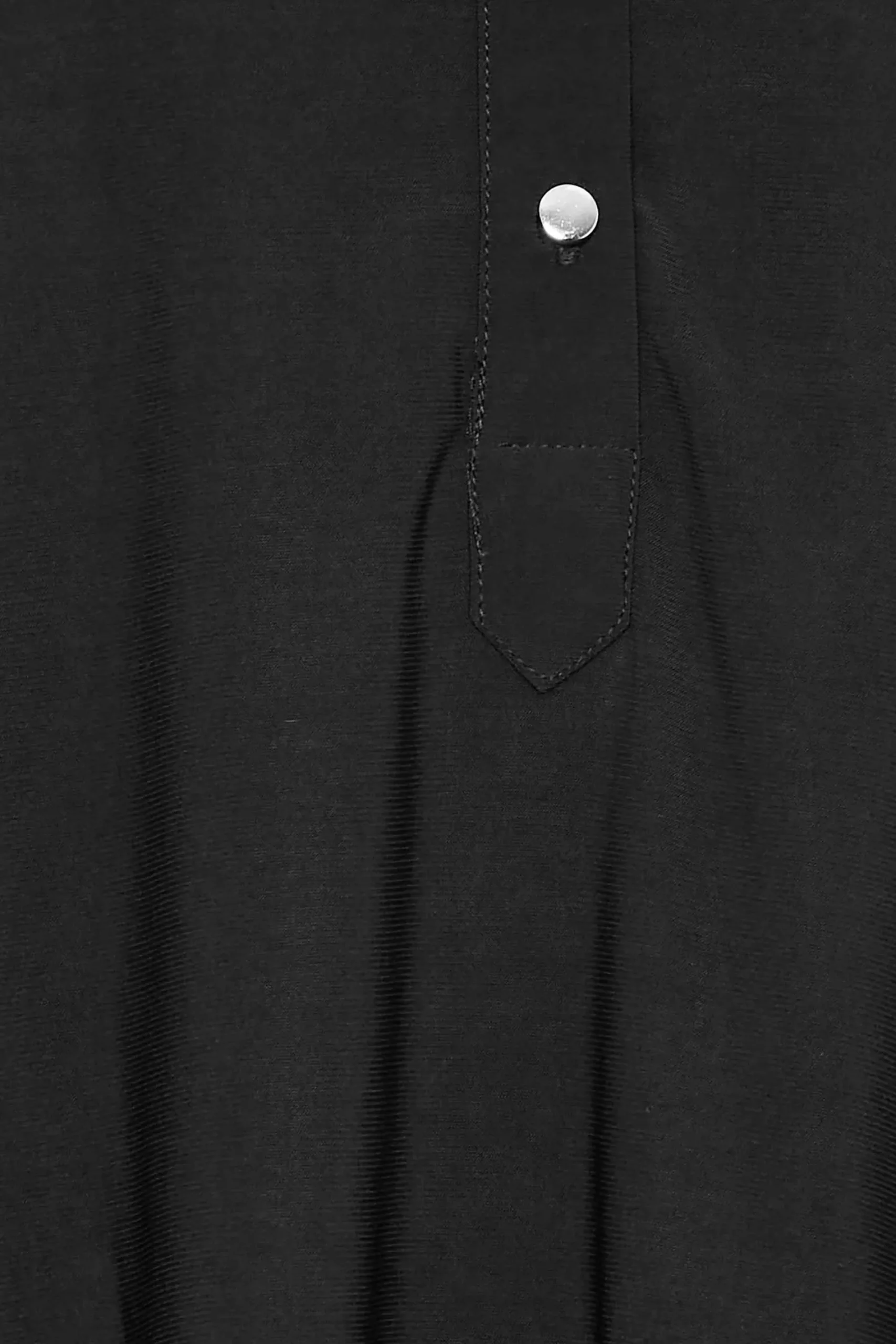 M&Co Womens Black Half Placket Jersey Shirt>Women Shirts
