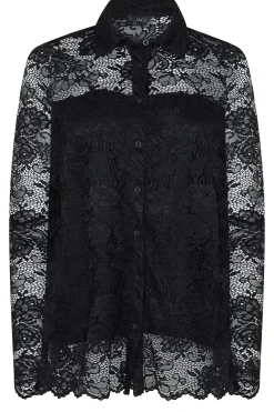 M&Co Womens Black Lace Shirt><noscript><img width=
