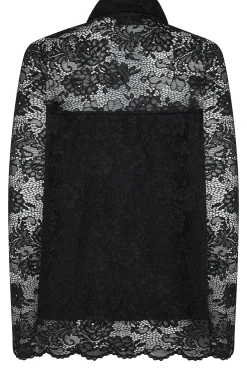 M&Co Womens Black Lace Shirt><noscript><img width=