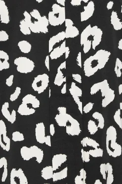 M&Co Womens Black Leopard Print Blouse><noscript><img width=