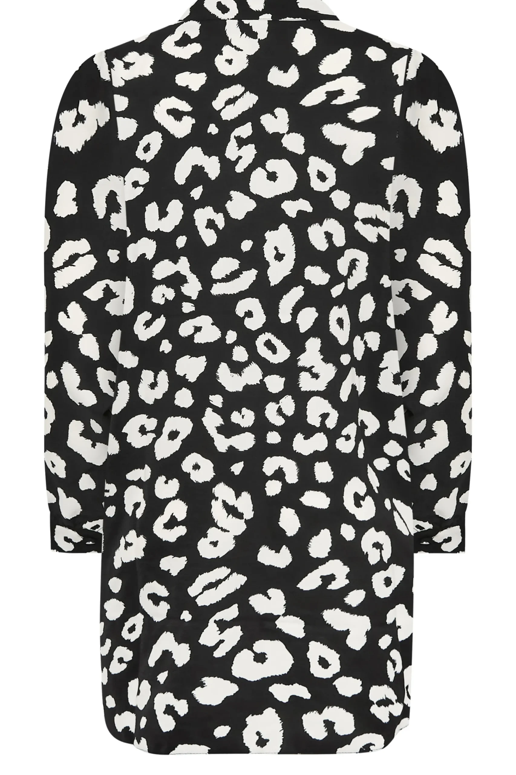 M&Co Womens Black Leopard Print Blouse>Women Shirts