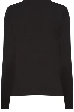 M&Co Womens Black Long Sleeve Knit Jumper><noscript><img width=