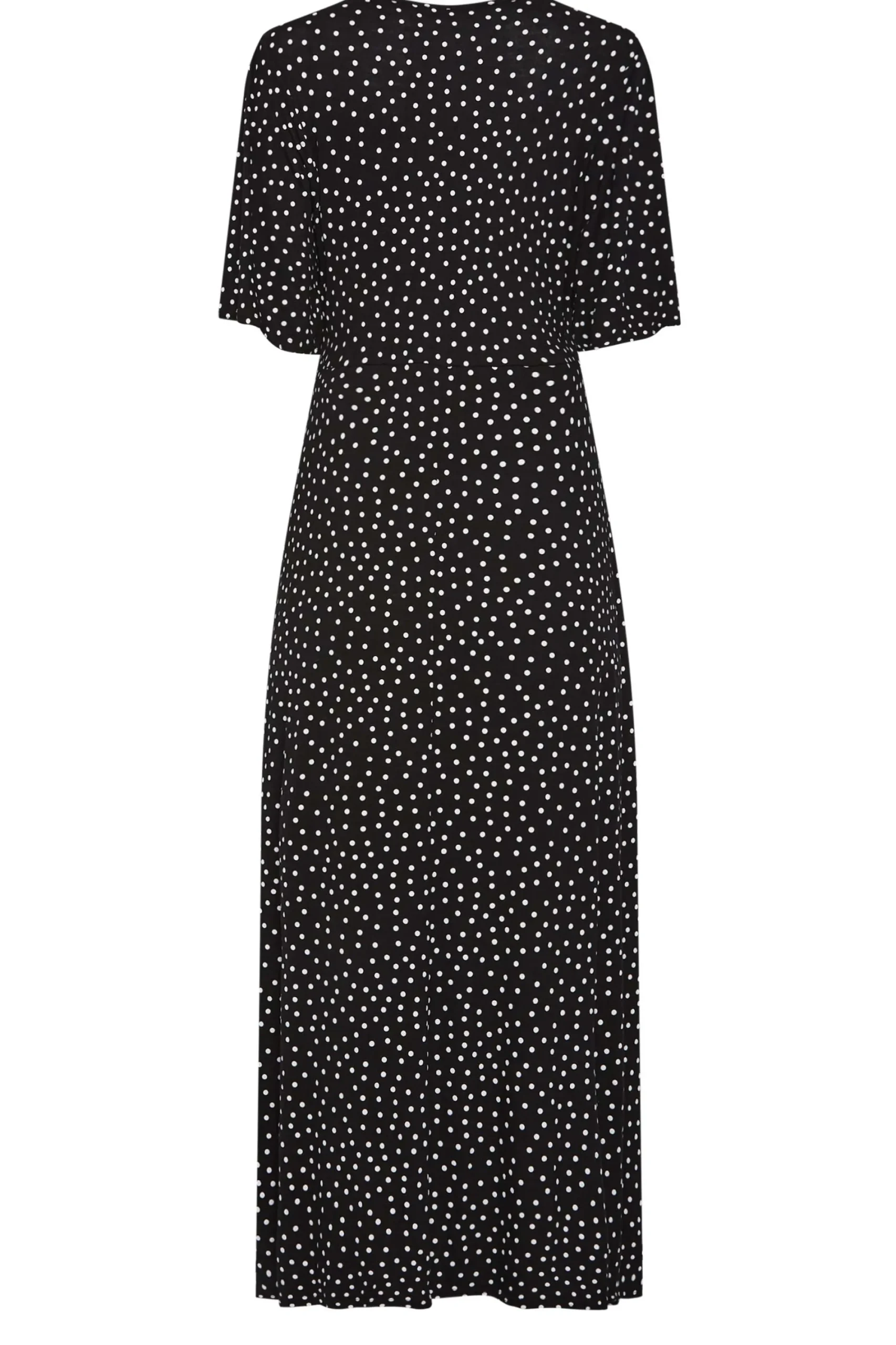 M&Co Womens Black Polka Dot Maxi Dress>Women Maxi Dresses