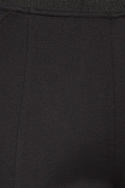 M&Co Womens Black Ponte Seam Detail Leggings><noscript><img width=