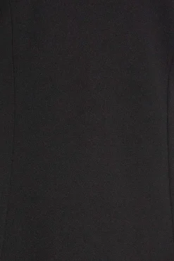 M&Co Womens Black Scuba Notch Neck Midi Dress><noscript><img width=