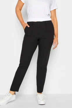 M&Co Womens Black Slim Leg Trousers>Women Trousers