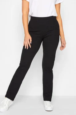 M&Co Womens Black Slim Leg Yoga Pants>Women Trousers