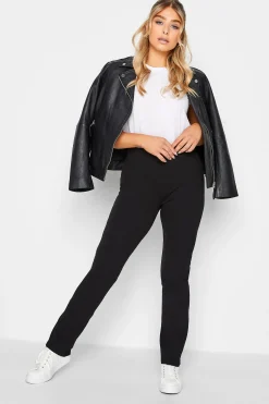 M&Co Womens Black Slim Leg Yoga Pants>Women Trousers