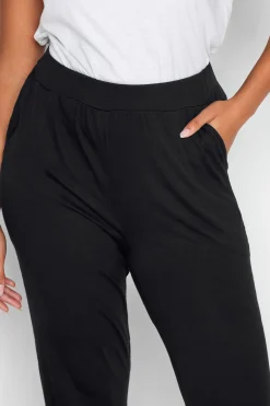 M&Co Womens Black Soft Jersey Hareem Trousers><noscript><img width=