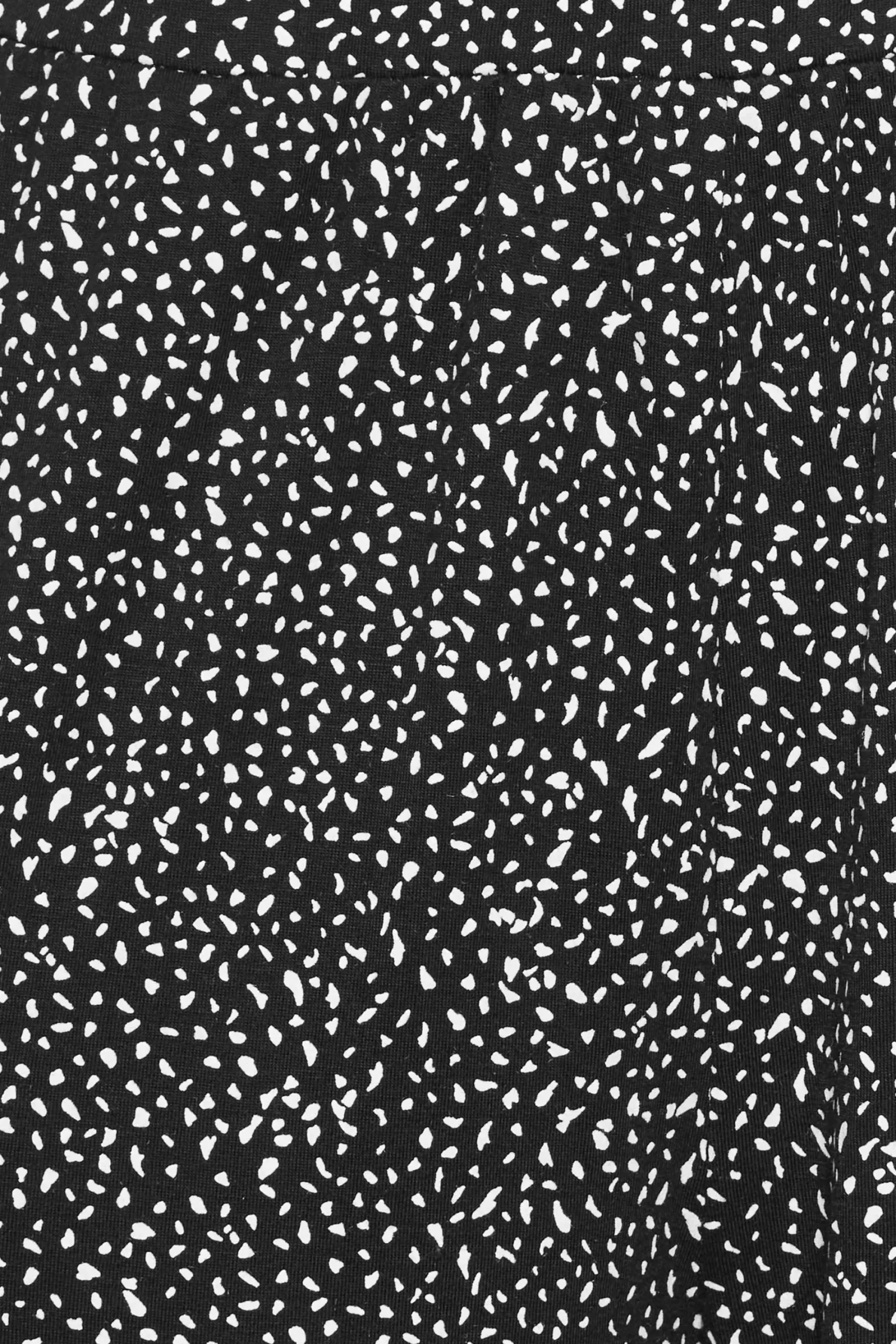 M&Co Womens Black Spot Print Harem Trousers>Women Trousers